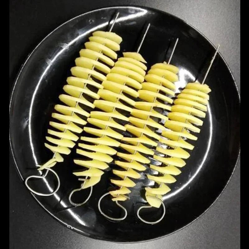 Spiral Potato Cutter | Easy Twist Slicer for Curly Fries and Vegetable Spirals