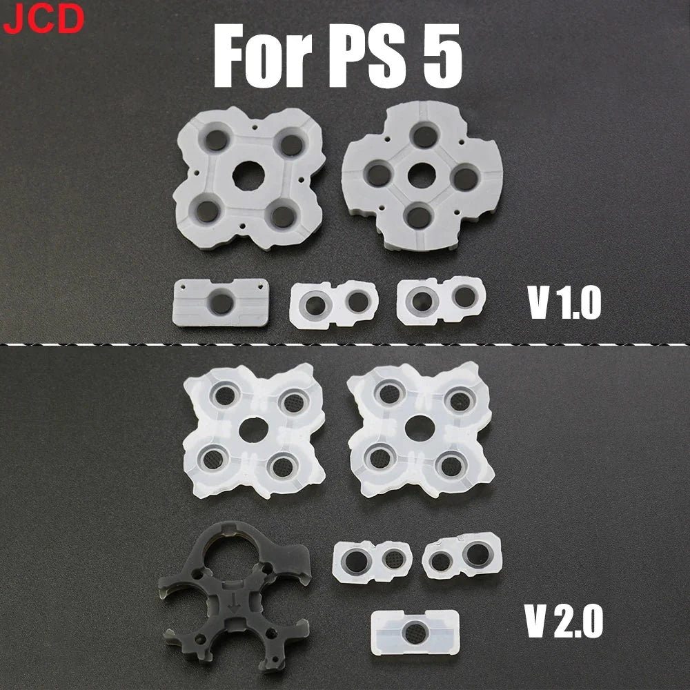 PS5 Silicone Conductive Rubber Button Pad Set | Replacement Keypads for PS5 Controller BDM-020 V1 V2