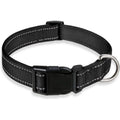 Reflective Nylon Dog Collar | Adjustable Safety Strap for Small and Medium Dogs