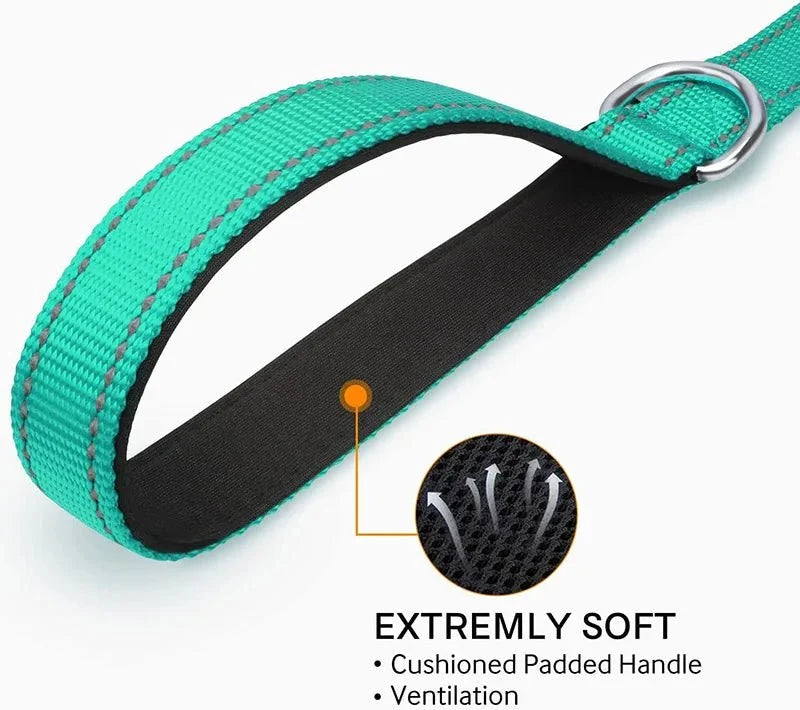 Reflective Pet Leash | Adjustable Polyester Lead Strap for Dogs and Cats