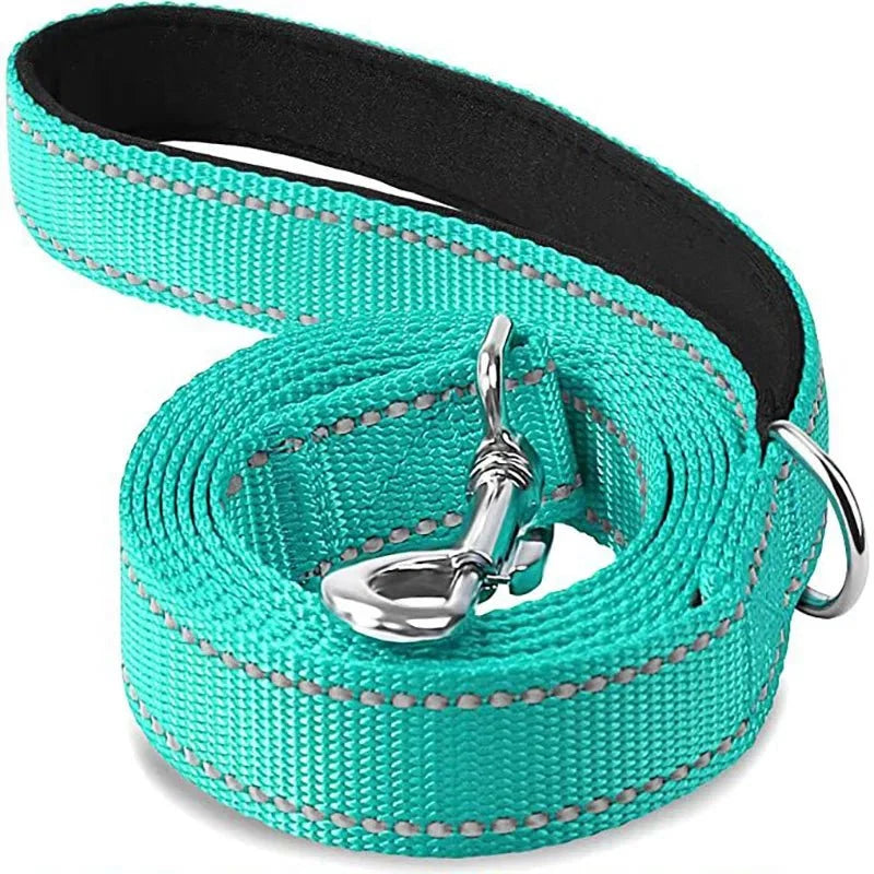 Reflective Pet Leash | Adjustable Polyester Lead Strap for Dogs and Cats