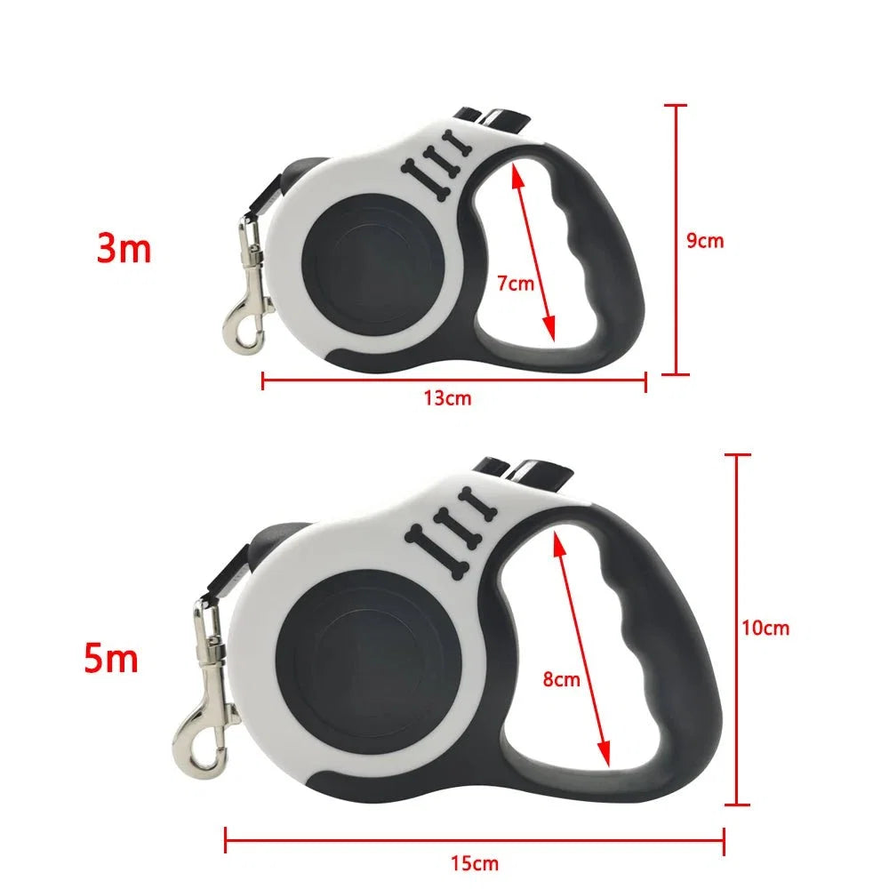 Retractable Dog Leash | Strong Nylon Lead for Small and Medium Dogs and Cats