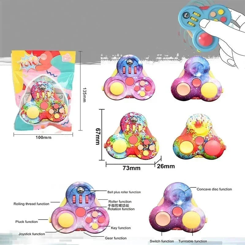 Rotating Magic Bean Fidget Toy | Stress Relief & Educational Puzzle