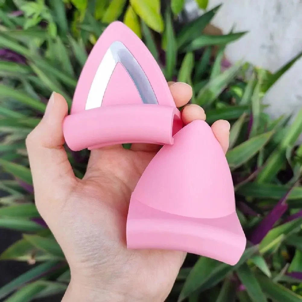 Cat Ear Headphone Decor | Silicone Clip-On Gamer Accessory
