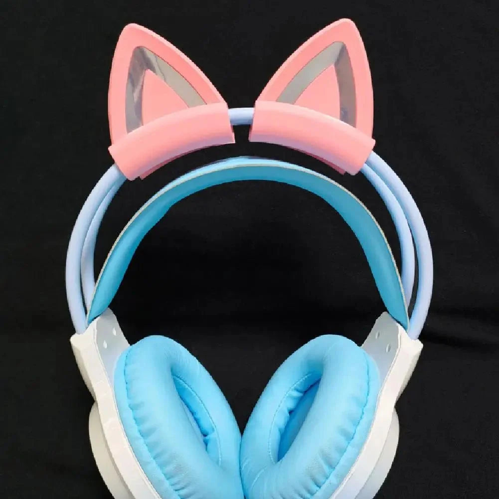 Cat Ear Headphone Decor | Silicone Clip-On Gamer Accessory