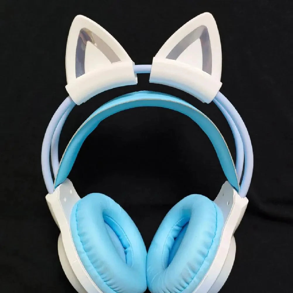 Cat Ear Headphone Decor | Silicone Clip-On Gamer Accessory