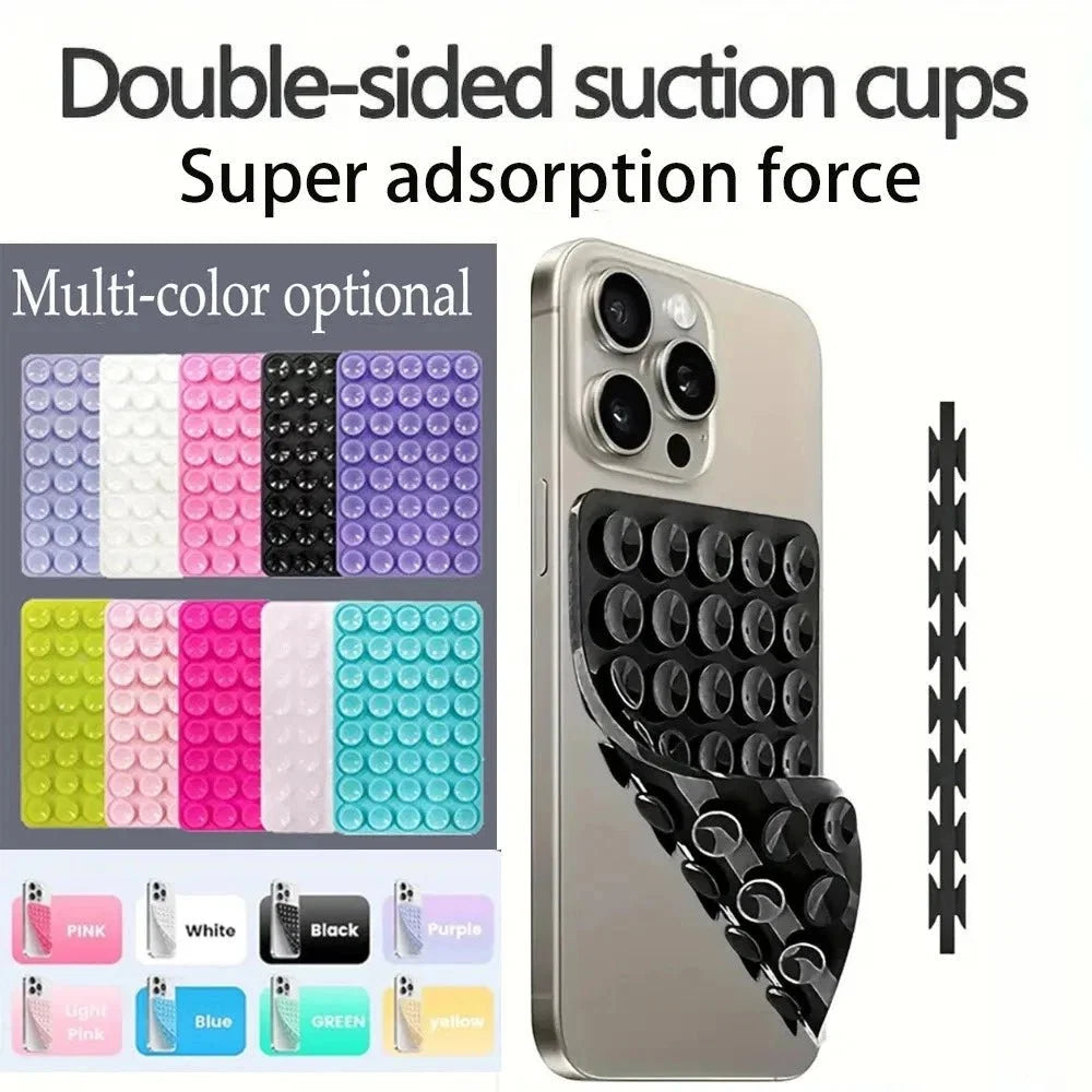 Silicone Suction Phone Holder | Wall Mount Bracket for Hands-Free Viewing