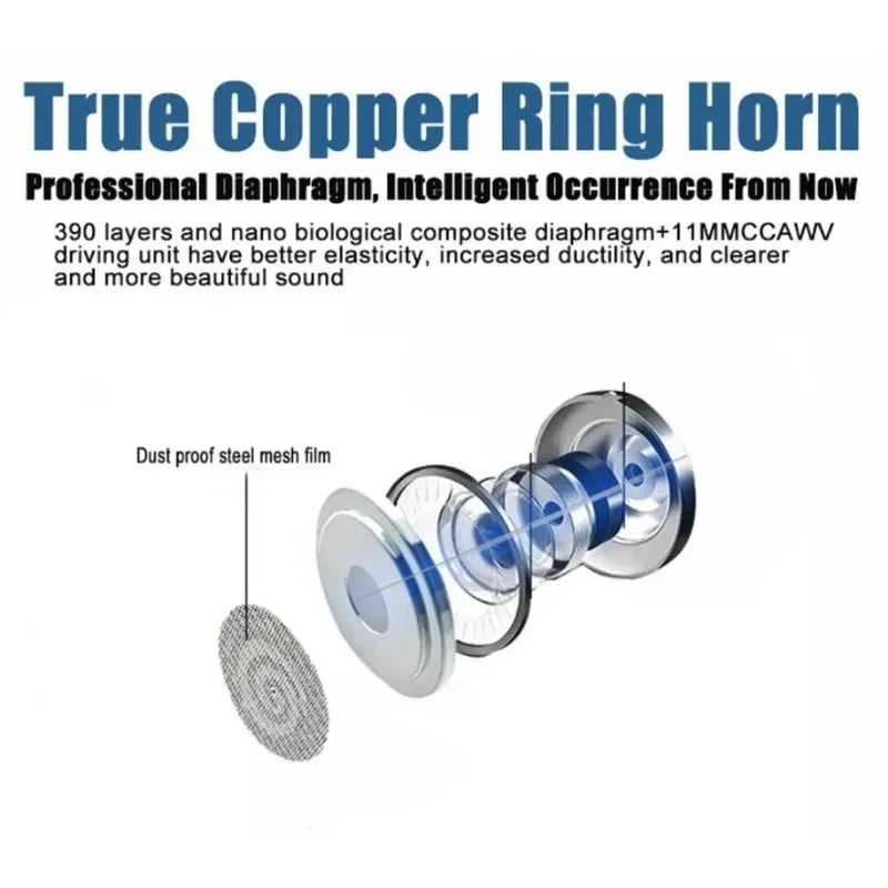 Single Ear Hanging Earphones | Wireless Bluetooth Sports Headset with Mic