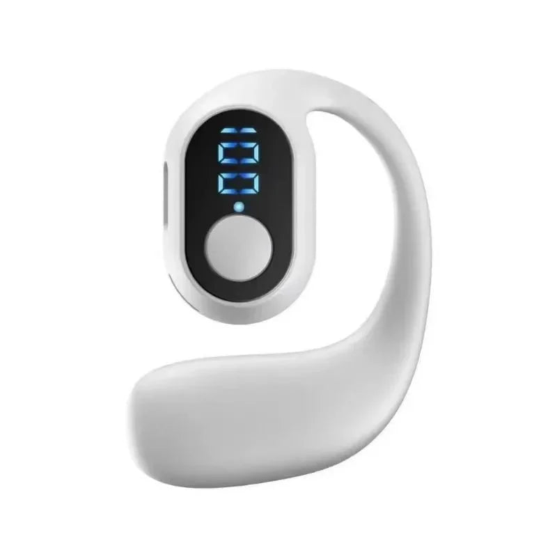Single Ear Hanging Earphones | Wireless Bluetooth Sports Headset with Mic