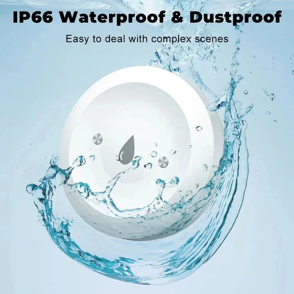 Smart Water Leak Sensor | Flood Detector with Remote Monitoring