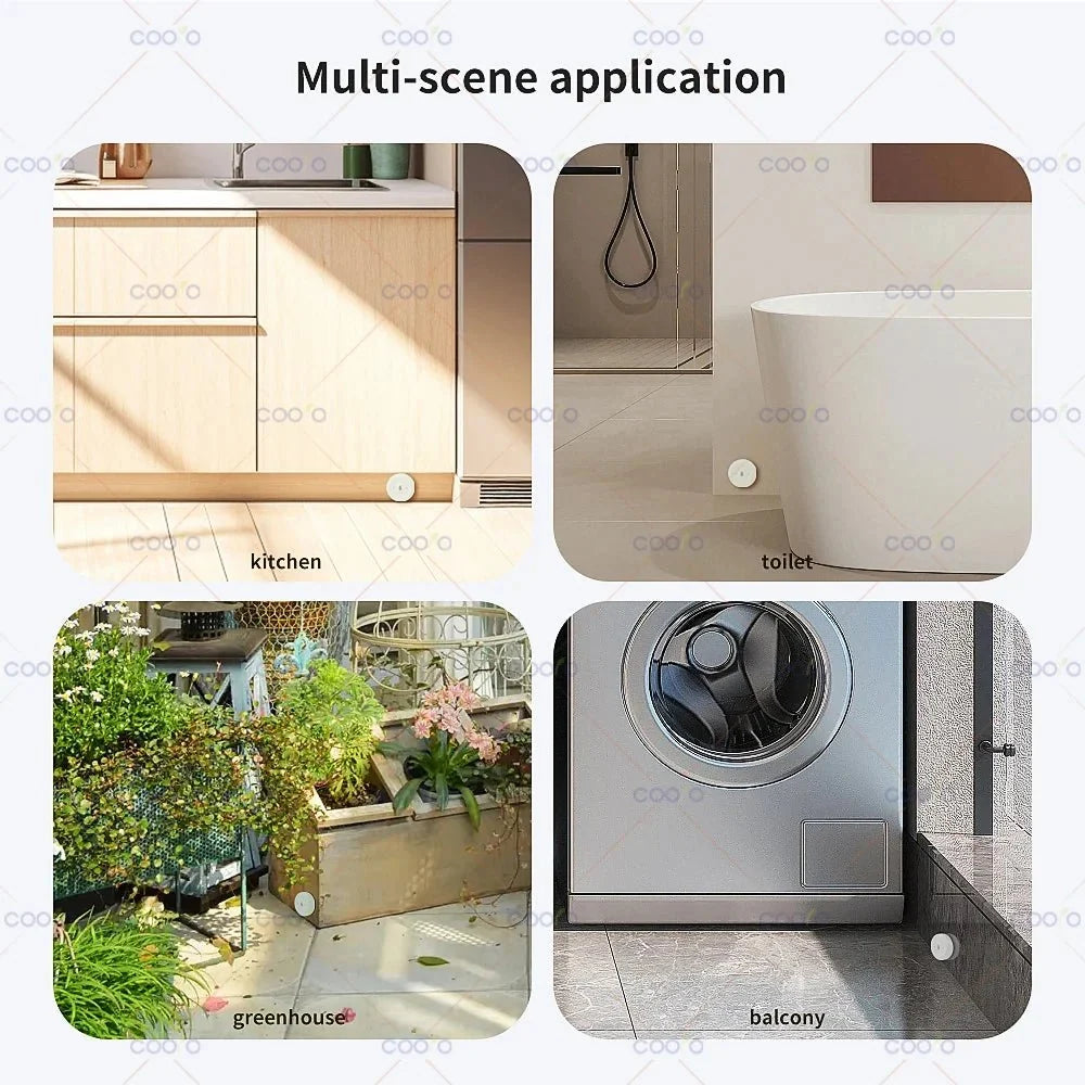 Smart Water Leak Sensor | Flood Detector with Remote Monitoring