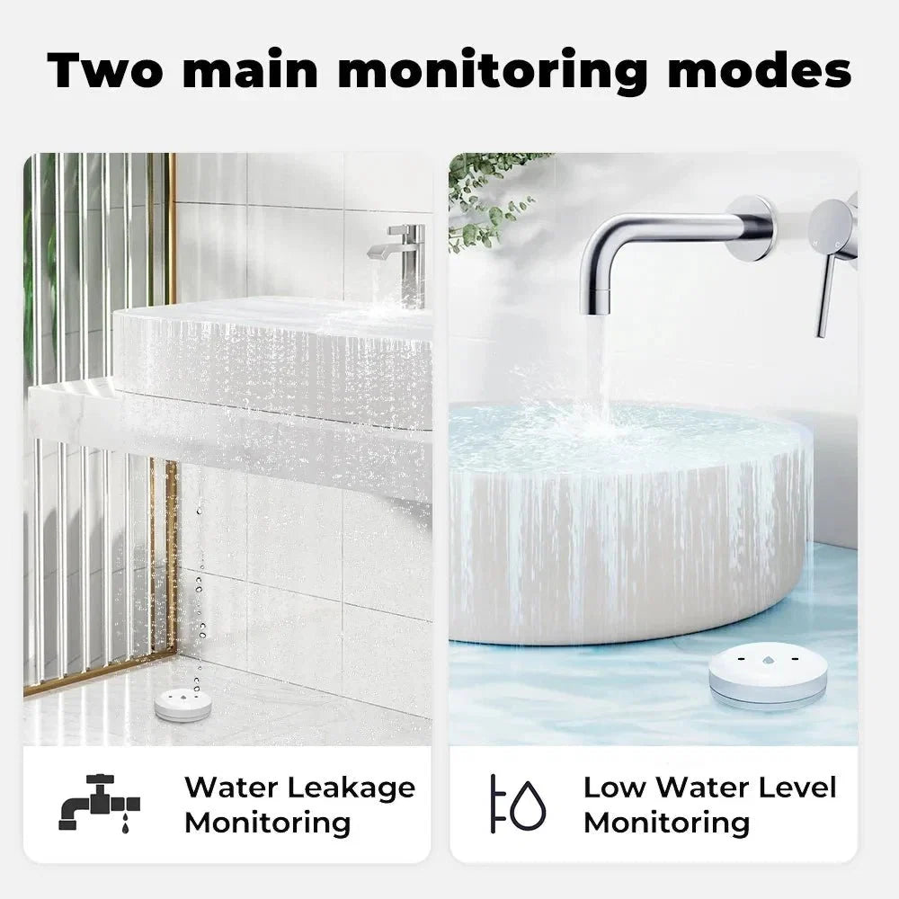 Smart Water Leak Sensor | Flood Detector with Remote Monitoring