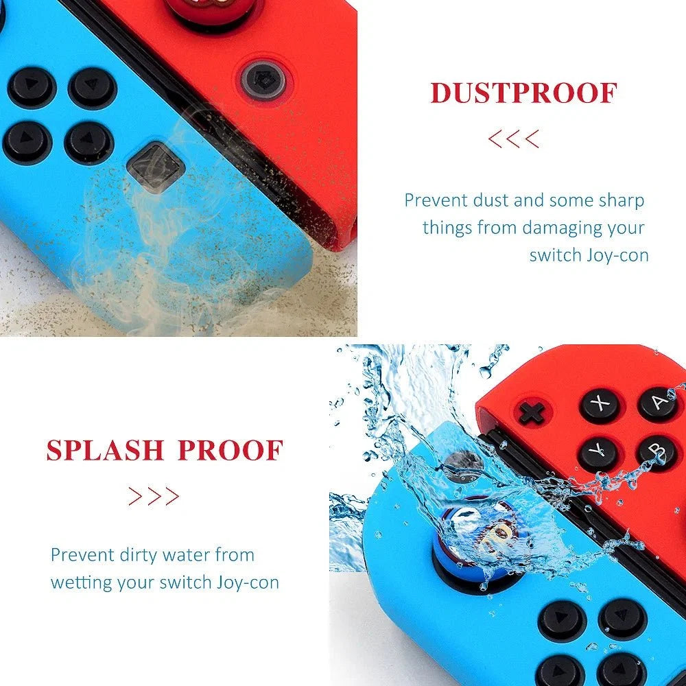 Switch Joy-Con Silicone Case | Protective Grip Cover for Nintendo Switch & Switch OLED