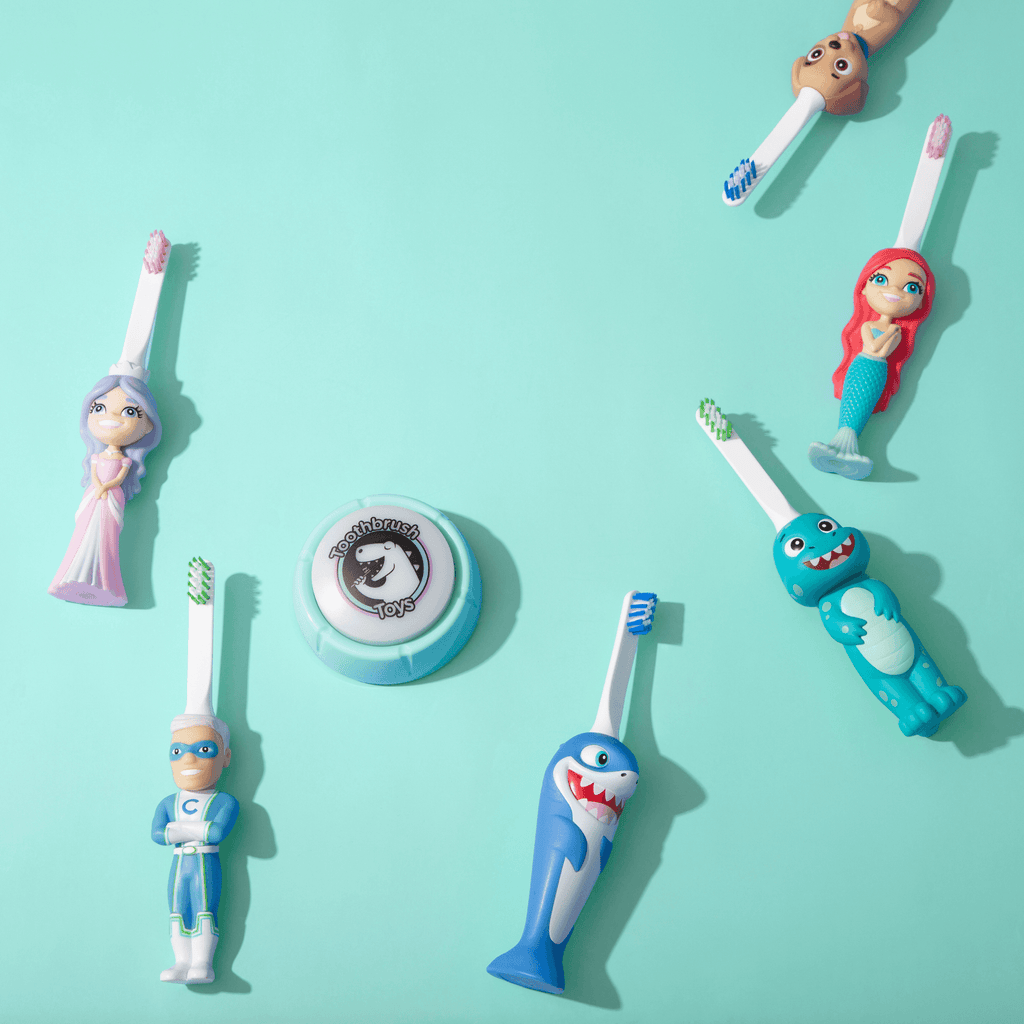 Captain Cavity Kids Character Toy Toothbrush