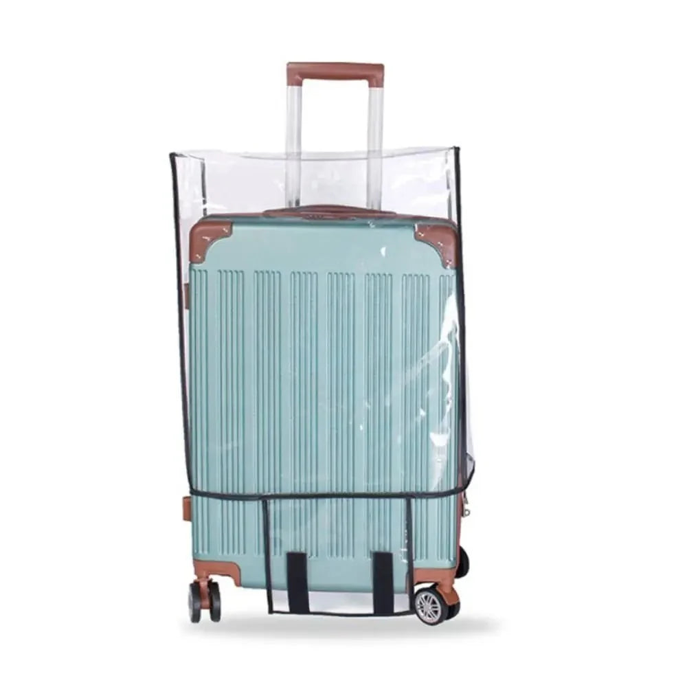 Transparent Luggage Cover | Waterproof PVC Suitcase Protector for Travel