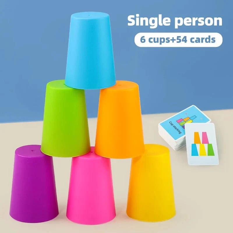 Two-Player Cup Stacking Game | Interactive Speed Challenge Toy