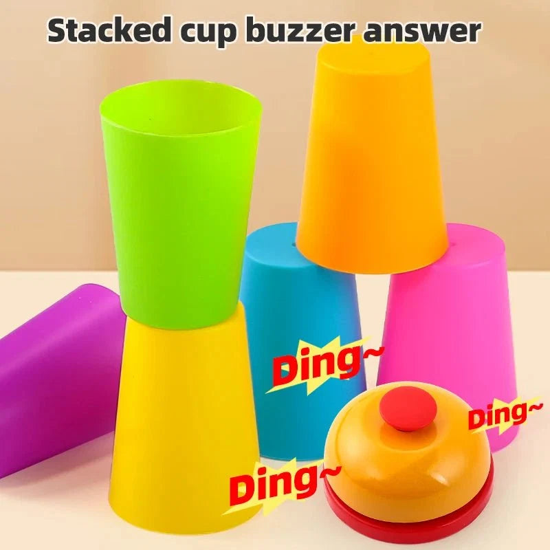 Two-Player Cup Stacking Game | Interactive Speed Challenge Toy