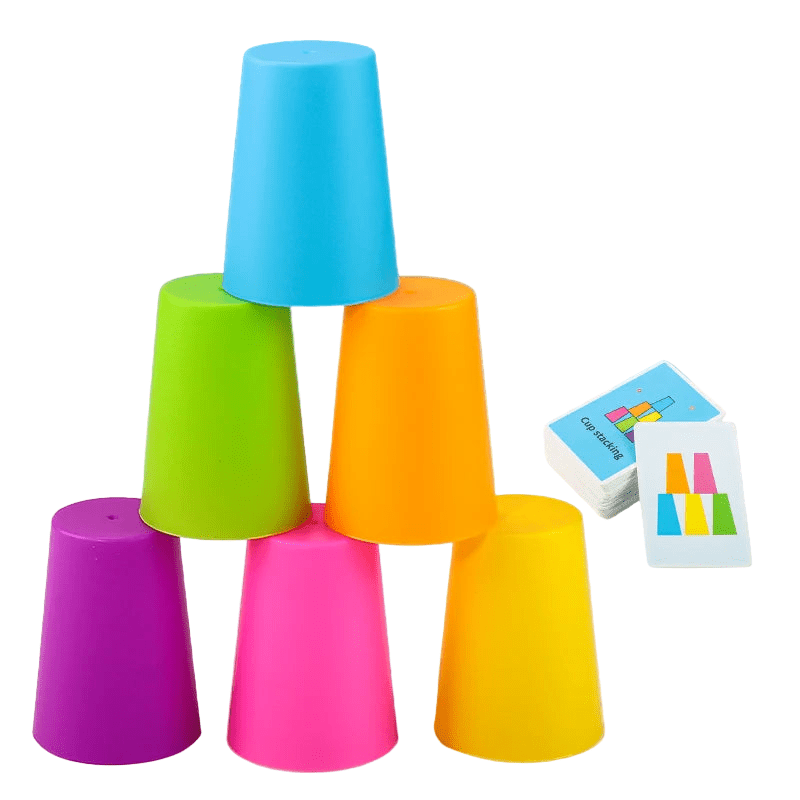 Two-Player Cup Stacking Game | Interactive Speed Challenge Toy