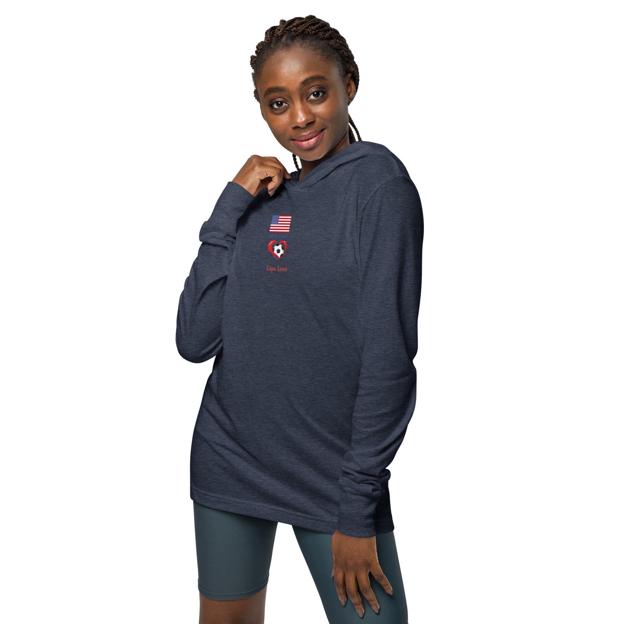 USA - Copa Love Hooded long-sleeve tee