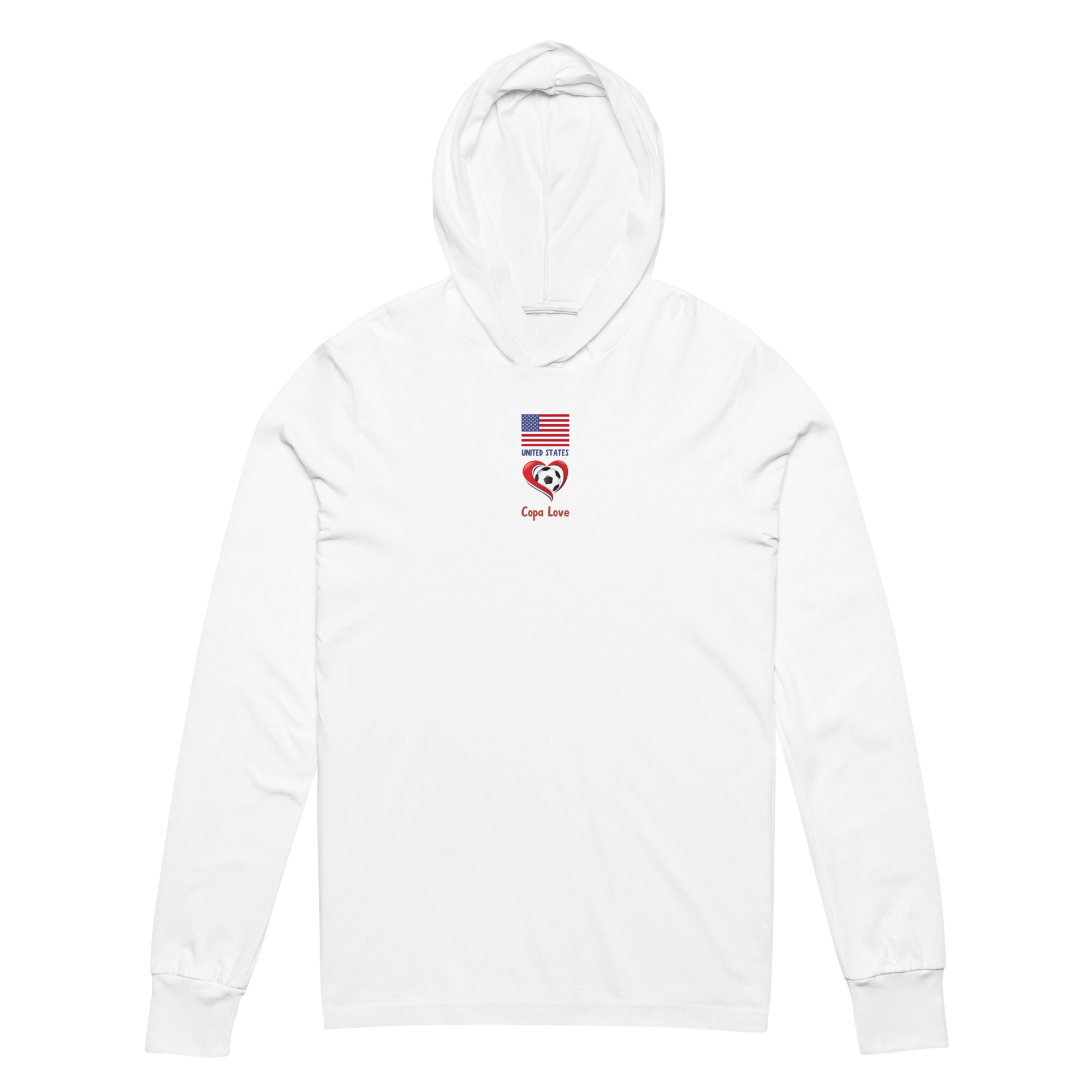 USA - Copa Love Hooded long-sleeve tee