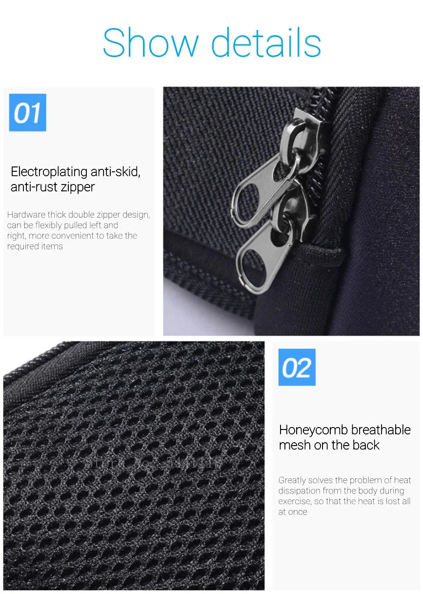 Unisex Waterproof Running Waist Bag | Lightweight Sports Belt for Phone & Essentials