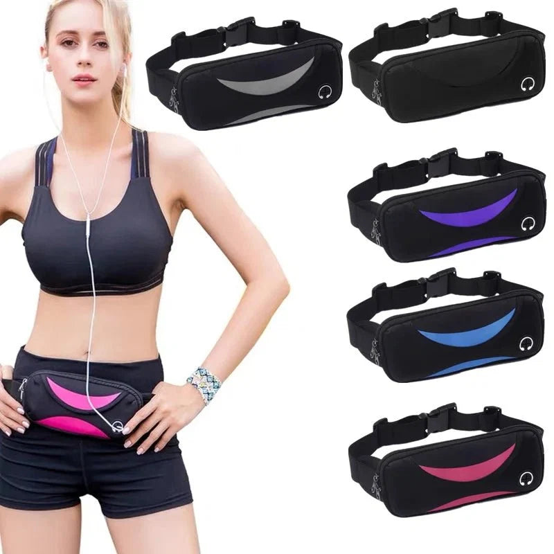 Unisex Waterproof Running Waist Bag | Lightweight Sports Belt for Phone & Essentials