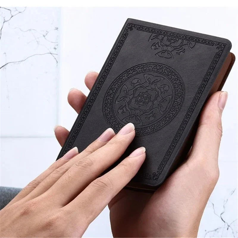 Vintage Leather Notebook | A6 Portable Diary and Journal for Daily Writing