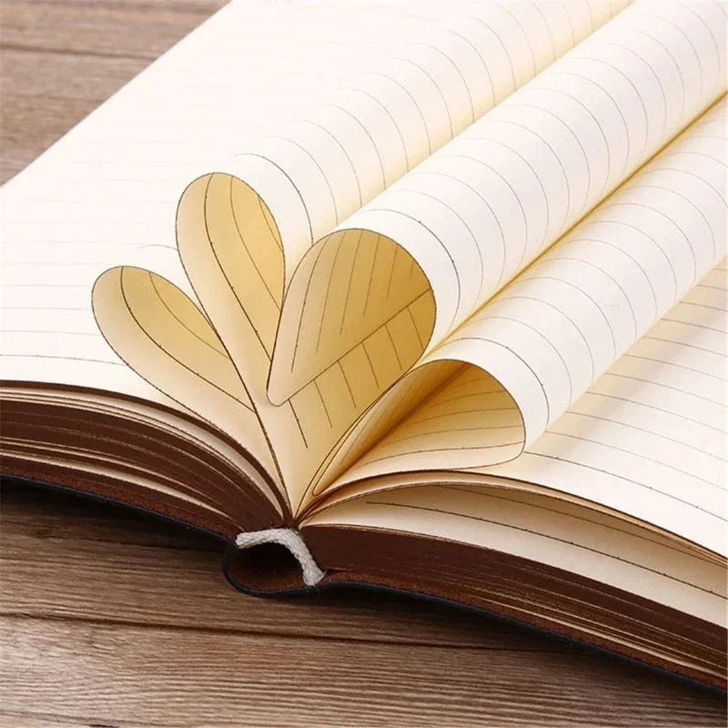 Vintage Leather Notebook | A6 Portable Diary and Journal for Daily Writing
