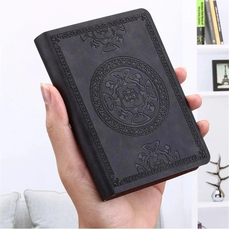 Vintage Leather Notebook | A6 Portable Diary and Journal for Daily Writing
