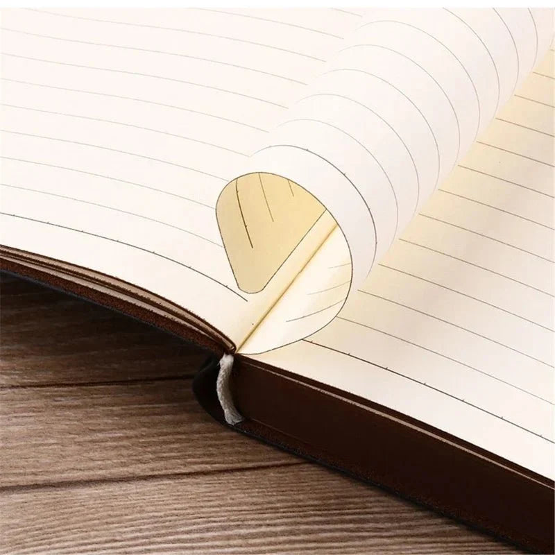 Vintage Leather Notebook | A6 Portable Diary and Journal for Daily Writing