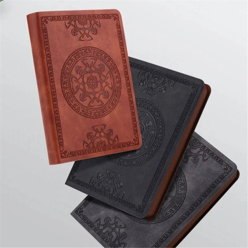 Vintage Leather Notebook | A6 Portable Diary and Journal for Daily Writing