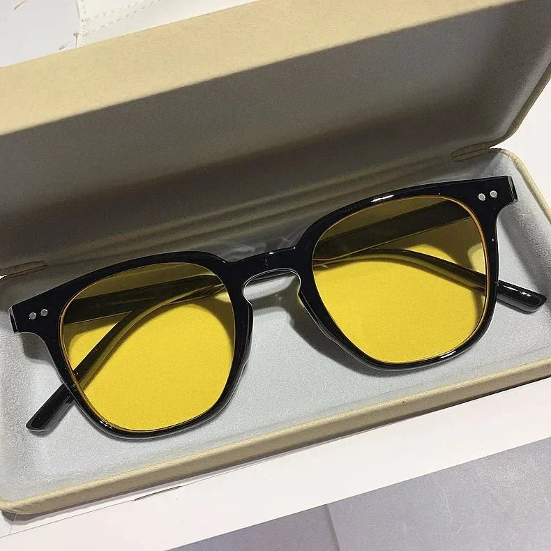 Vintage Square Sunglasses | Retro Mirror Eyewear for Men and Women