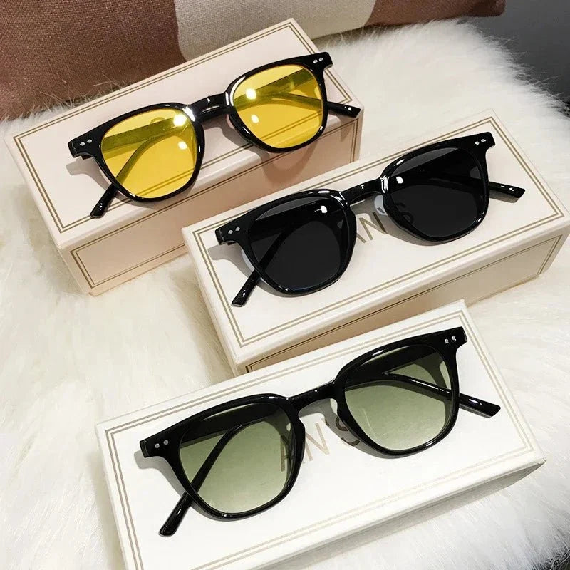 Vintage Square Sunglasses | Retro Mirror Eyewear for Men and Women