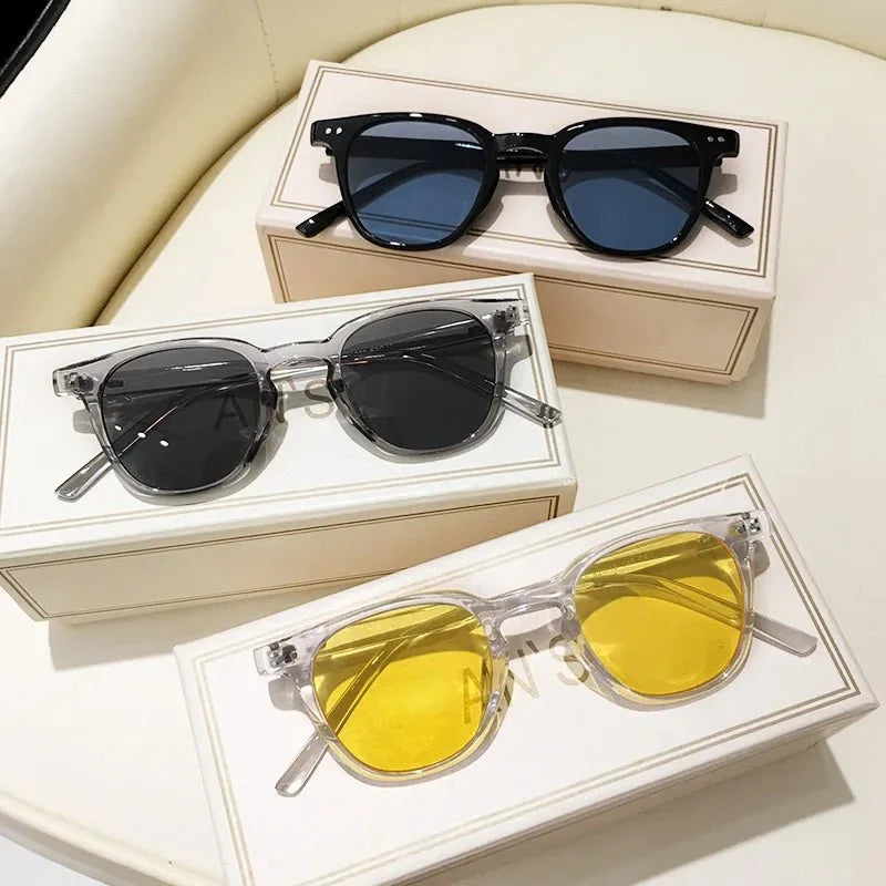 Vintage Square Sunglasses | Retro Mirror Eyewear for Men and Women