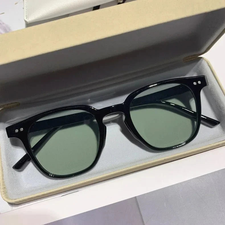 Vintage Square Sunglasses | Retro Mirror Eyewear for Men and Women