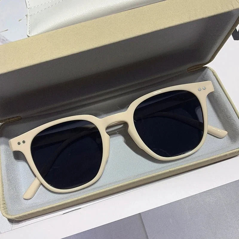 Vintage Square Sunglasses | Retro Mirror Eyewear for Men and Women