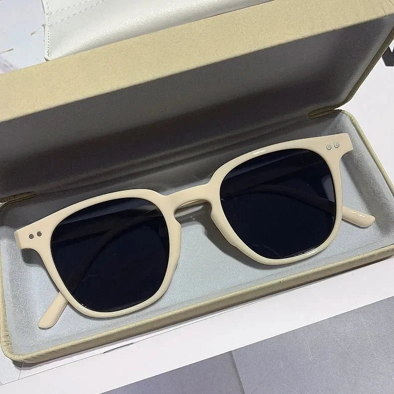 Vintage Square Sunglasses | Retro Mirror Eyewear for Men and Women